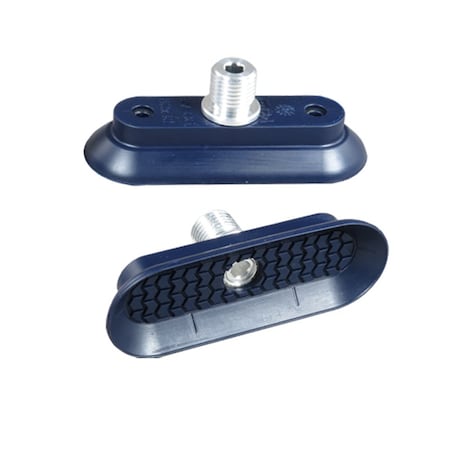 Fipa Bell shaped oval vacuum cup 80x30 mm, NBR blue, fitting G1/4-male 130.80x30.198.1